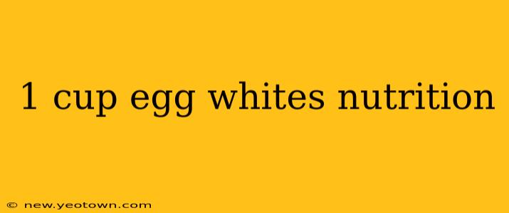 1 cup egg whites nutrition