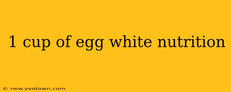1 cup of egg white nutrition