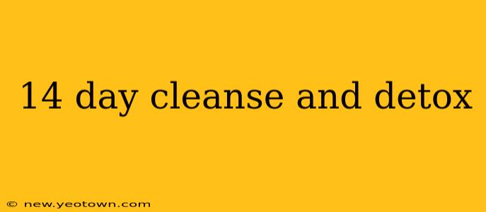 14 day cleanse and detox