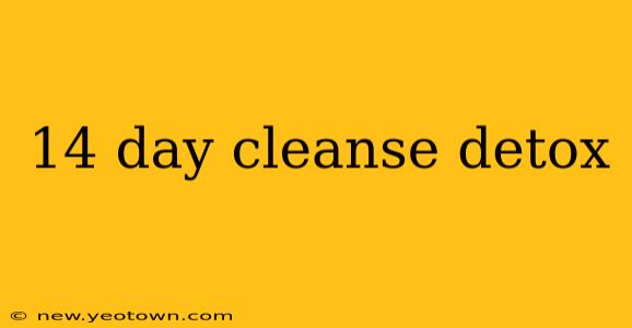 14 day cleanse detox