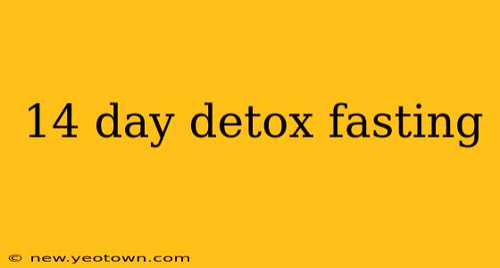14 day detox fasting