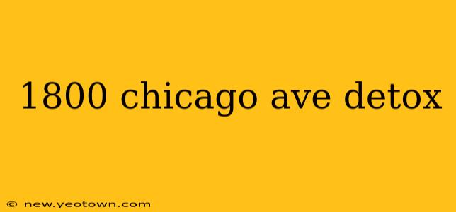 1800 chicago ave detox