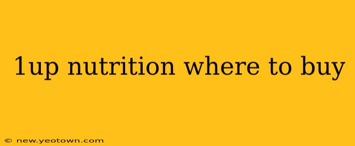1up nutrition where to buy