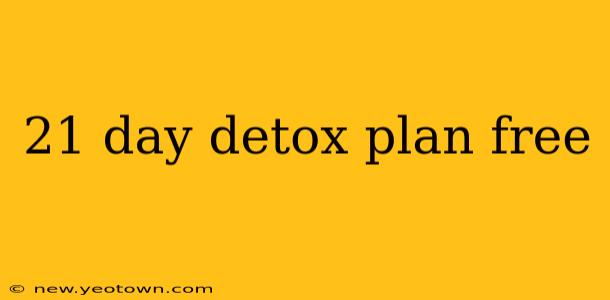 21 day detox plan free