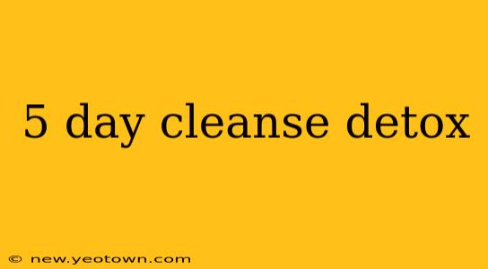 5 day cleanse detox