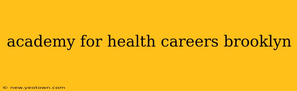academy for health careers brooklyn