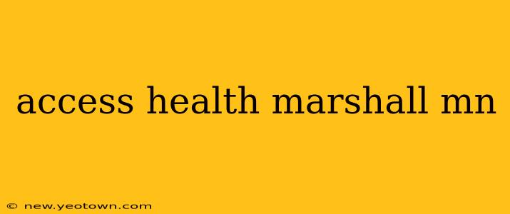 access health marshall mn