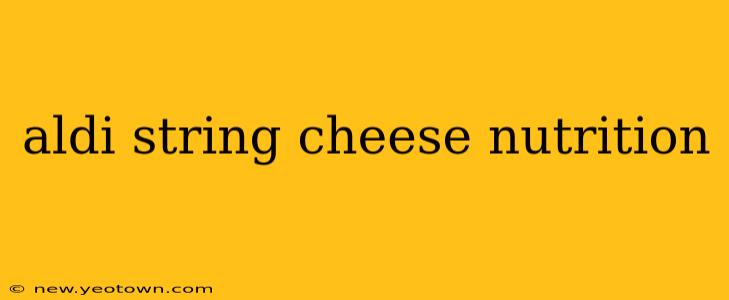 aldi string cheese nutrition