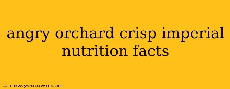 angry orchard crisp imperial nutrition facts