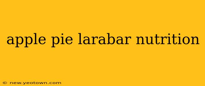 apple pie larabar nutrition