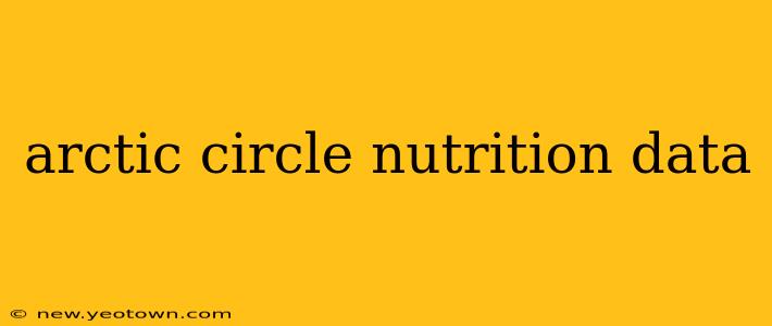 arctic circle nutrition data