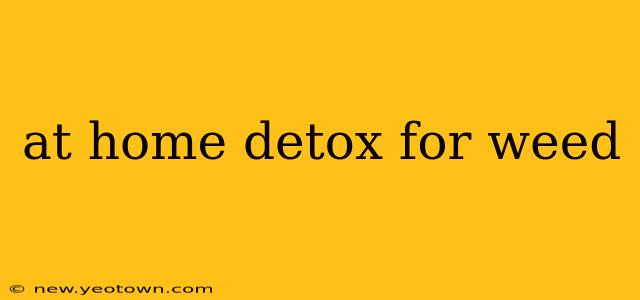 at home detox for weed