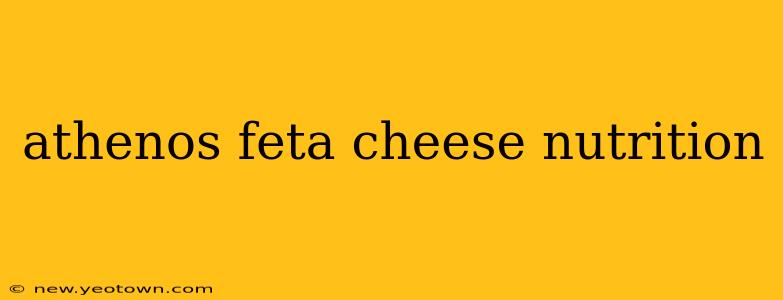 athenos feta cheese nutrition
