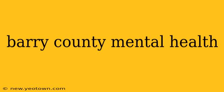 barry county mental health