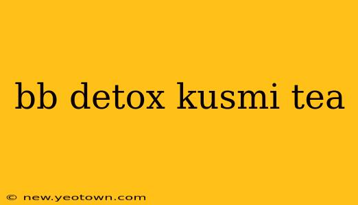 bb detox kusmi tea
