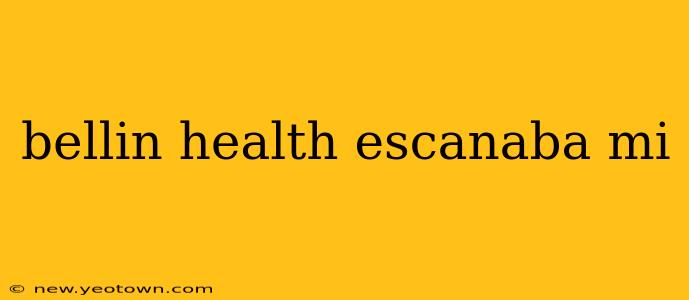 bellin health escanaba mi