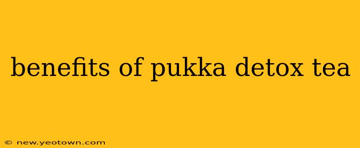 benefits of pukka detox tea