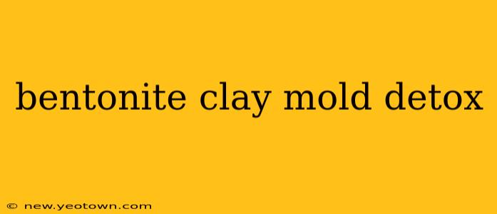 bentonite clay mold detox