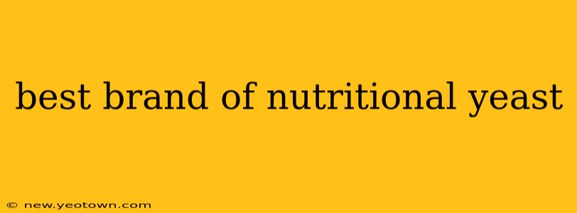 best brand of nutritional yeast