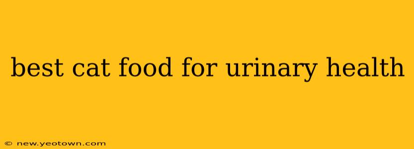 best cat food for urinary health