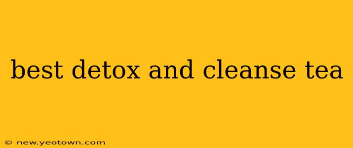 best detox and cleanse tea