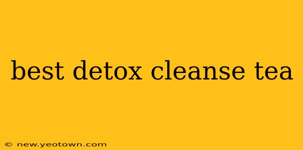best detox cleanse tea