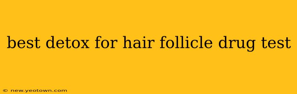 best detox for hair follicle drug test