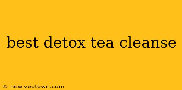 best detox tea cleanse