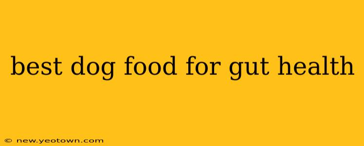 best dog food for gut health
