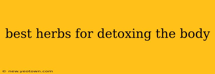 best herbs for detoxing the body