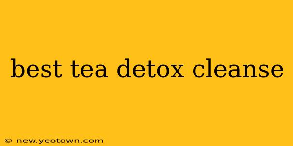 best tea detox cleanse