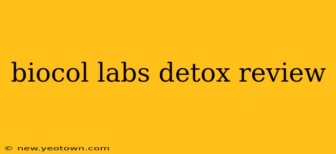 biocol labs detox review