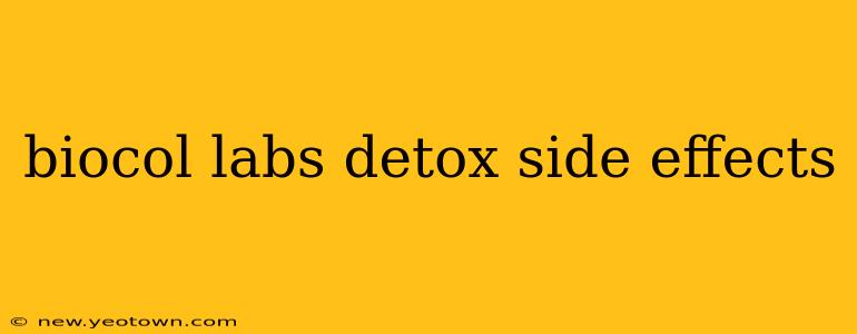 biocol labs detox side effects