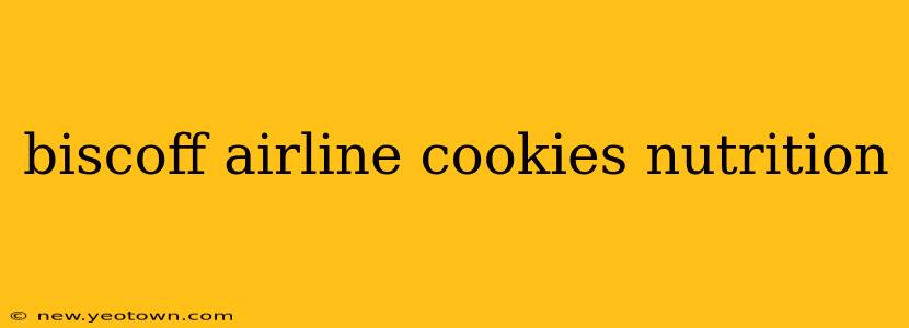 biscoff airline cookies nutrition
