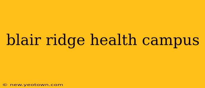 blair ridge health campus