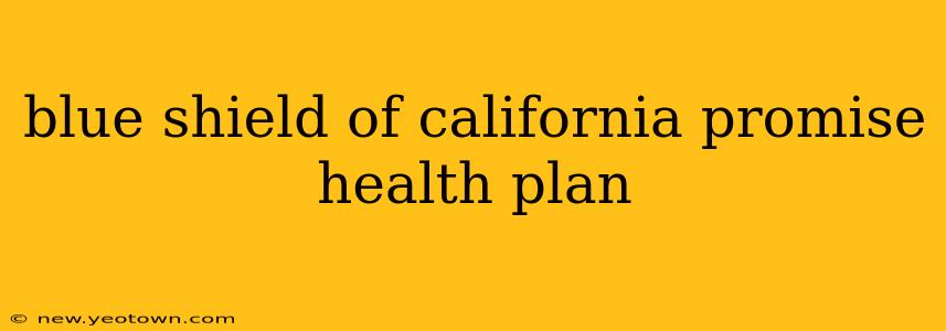 blue shield of california promise health plan
