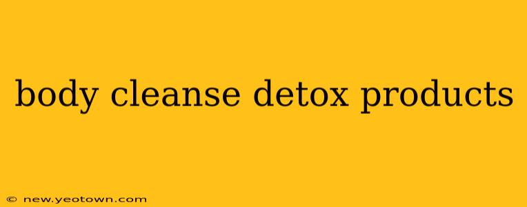 body cleanse detox products