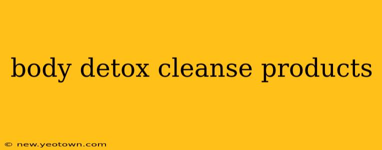 body detox cleanse products