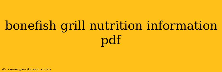 bonefish grill nutrition information pdf