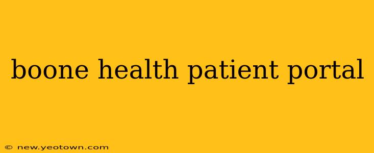 boone health patient portal