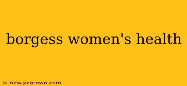 borgess women's health