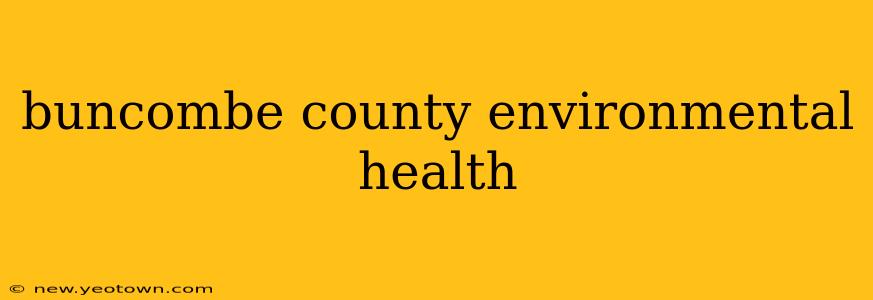 buncombe county environmental health