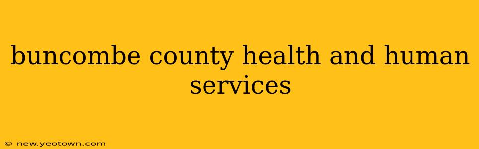 buncombe county health and human services