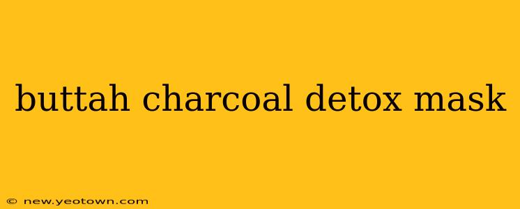 buttah charcoal detox mask