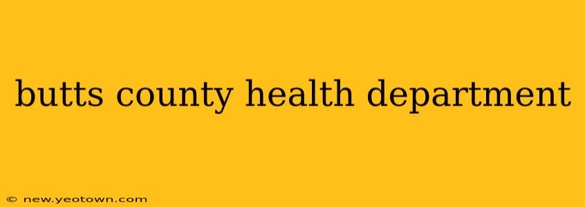 butts county health department