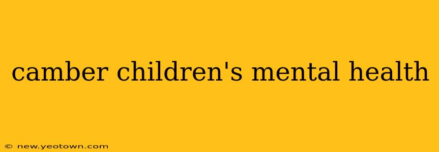 camber children's mental health