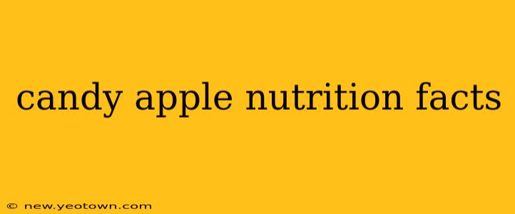 candy apple nutrition facts