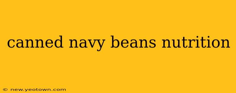 canned navy beans nutrition