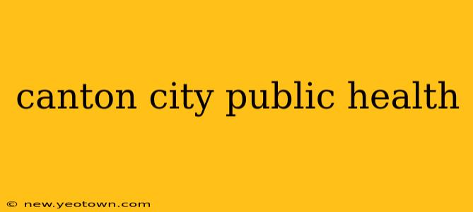 canton city public health
