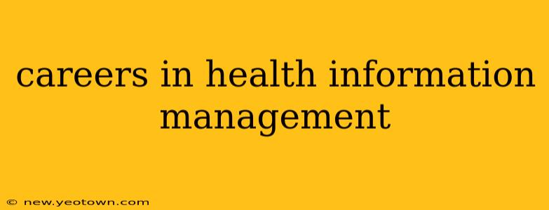 careers in health information management